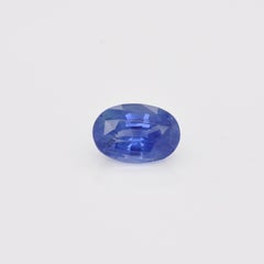 3.79 Carat Oval Ceylon Sri Lanka Natural Blue Sapphire