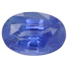3.79 Carat Oval Ceylon Sri Lanka Natural Blue Sapphire