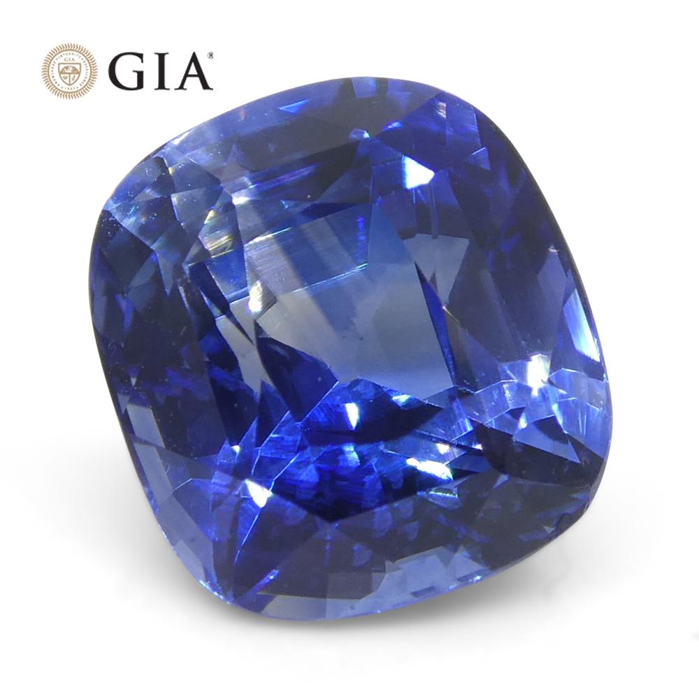 3.79ct Cushion Blue Sapphire GIA Certified Sri Lanka   For Sale 6