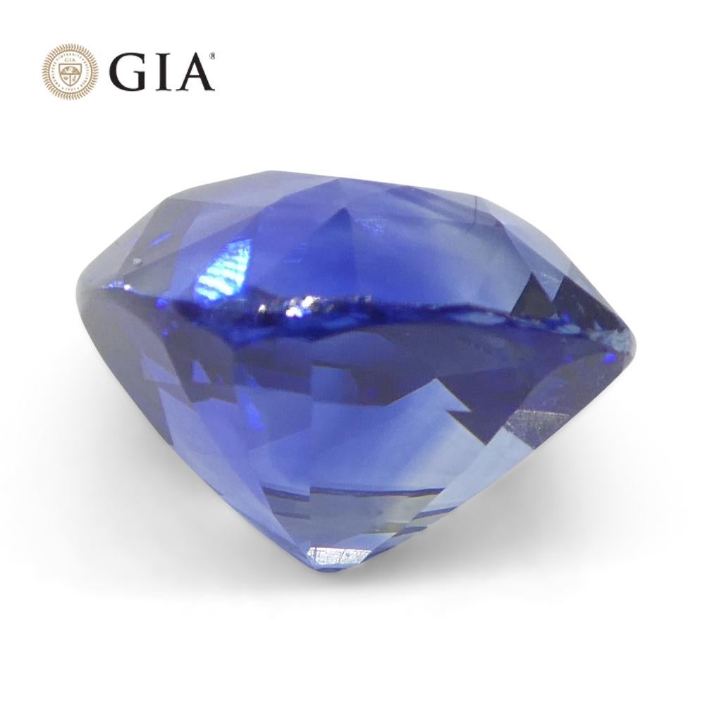 3.79ct Cushion Blue Sapphire GIA Certified Sri Lanka   For Sale 3