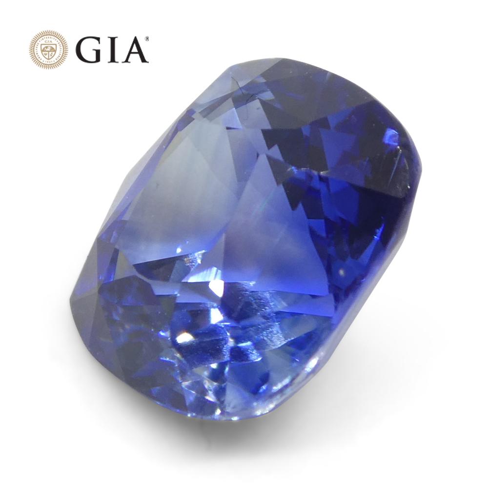 3.79ct Cushion Blue Sapphire GIA Certified Sri Lanka   For Sale 4
