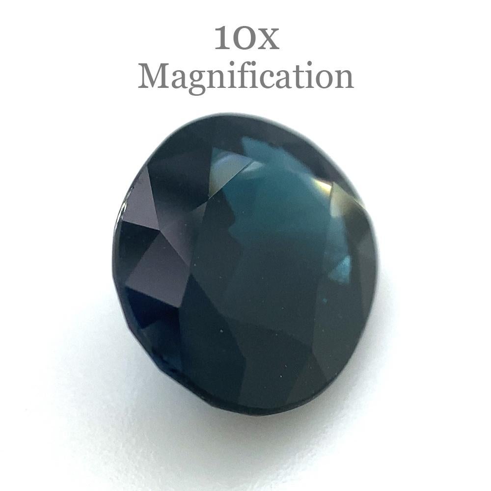 3.7ct Oval Dark Blue Sapphire from Australia For Sale 6