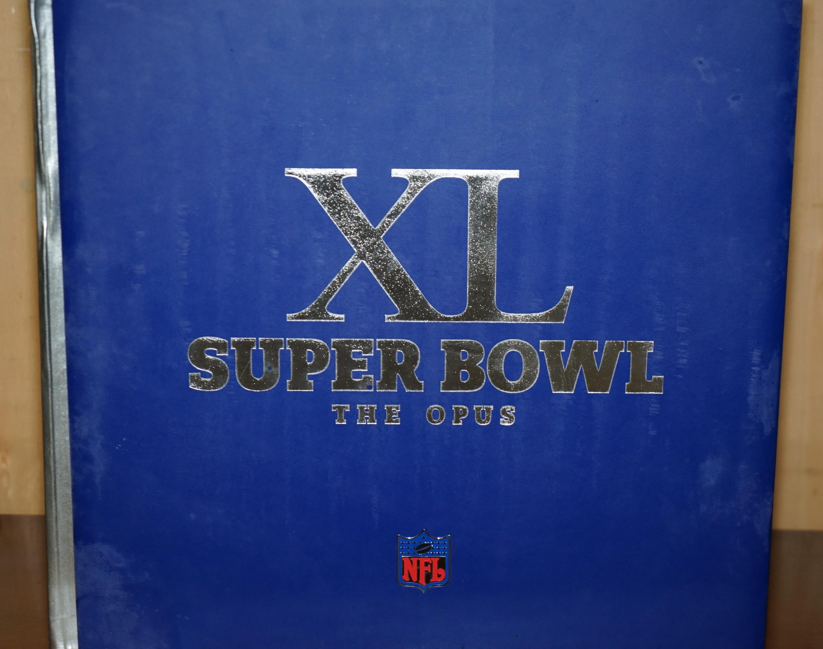 37KG EDICIÓN LTD 825/20000 XL SUPER BOWL THE OPUS AMERiCAN NFL FOOTBALL BOOK en venta 3