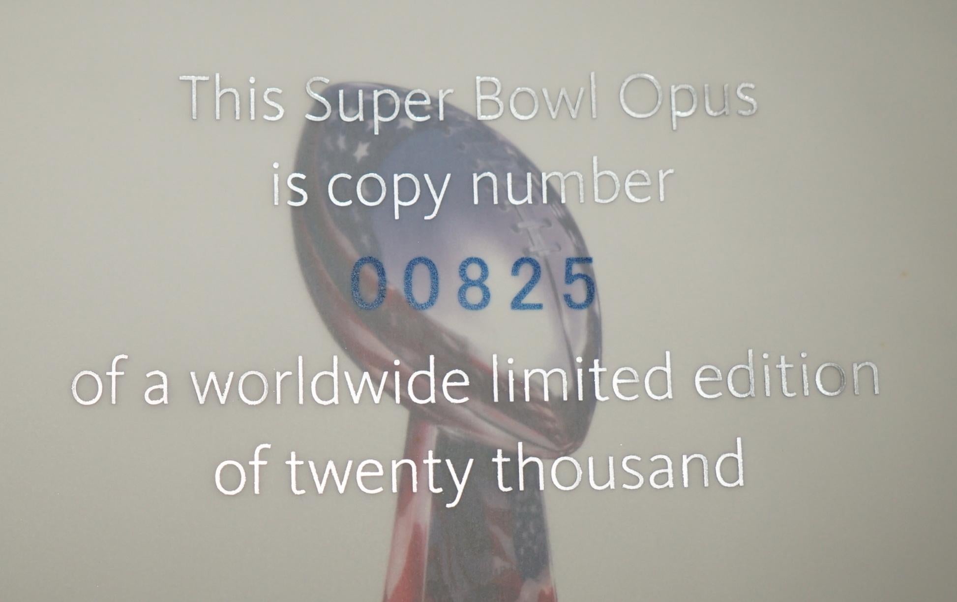 37KG EDICIÓN LTD 825/20000 XL SUPER BOWL THE OPUS AMERiCAN NFL FOOTBALL BOOK en venta 9