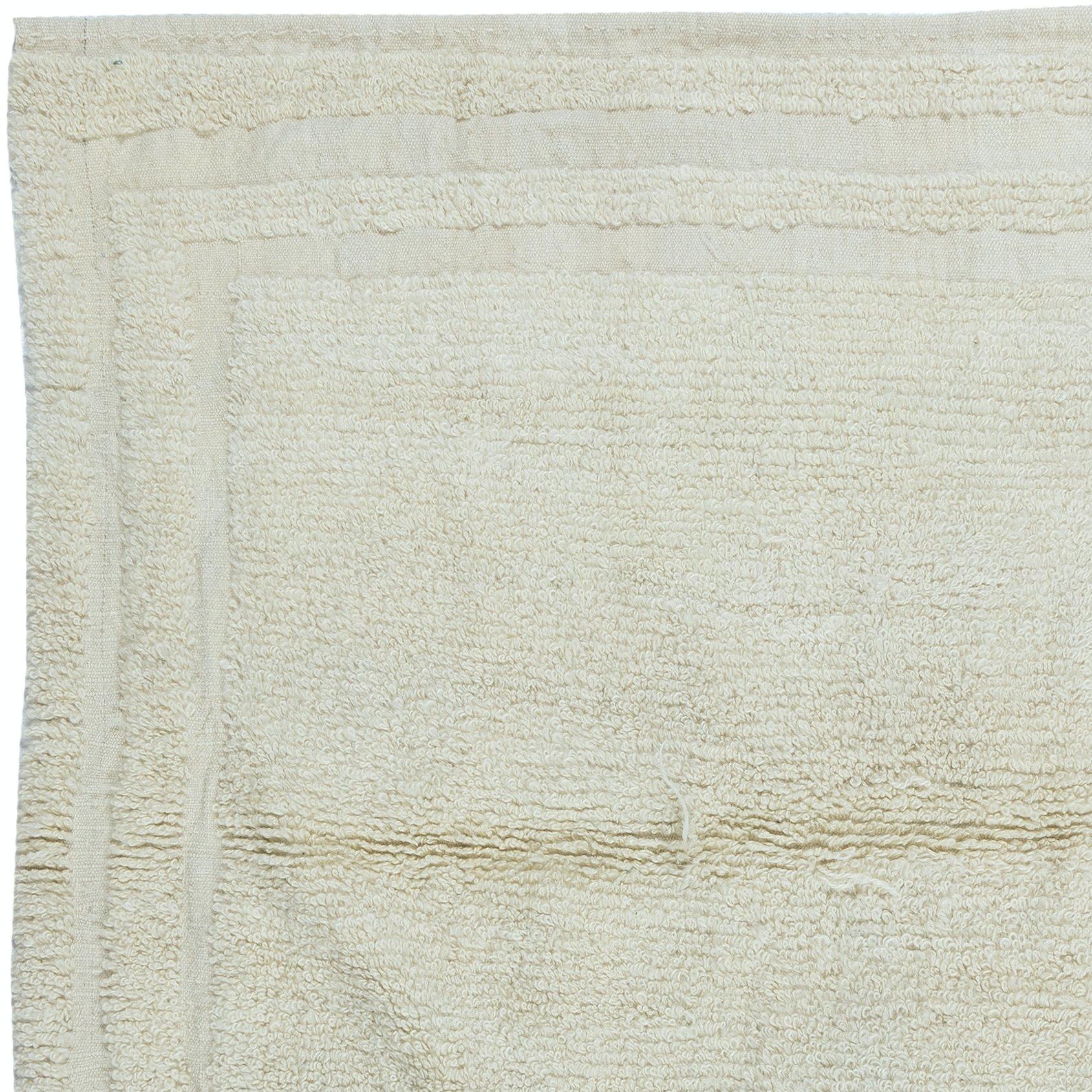 Turc 3.7x3.8 Ft Minimaliste Vintage Tapis Anatolien 