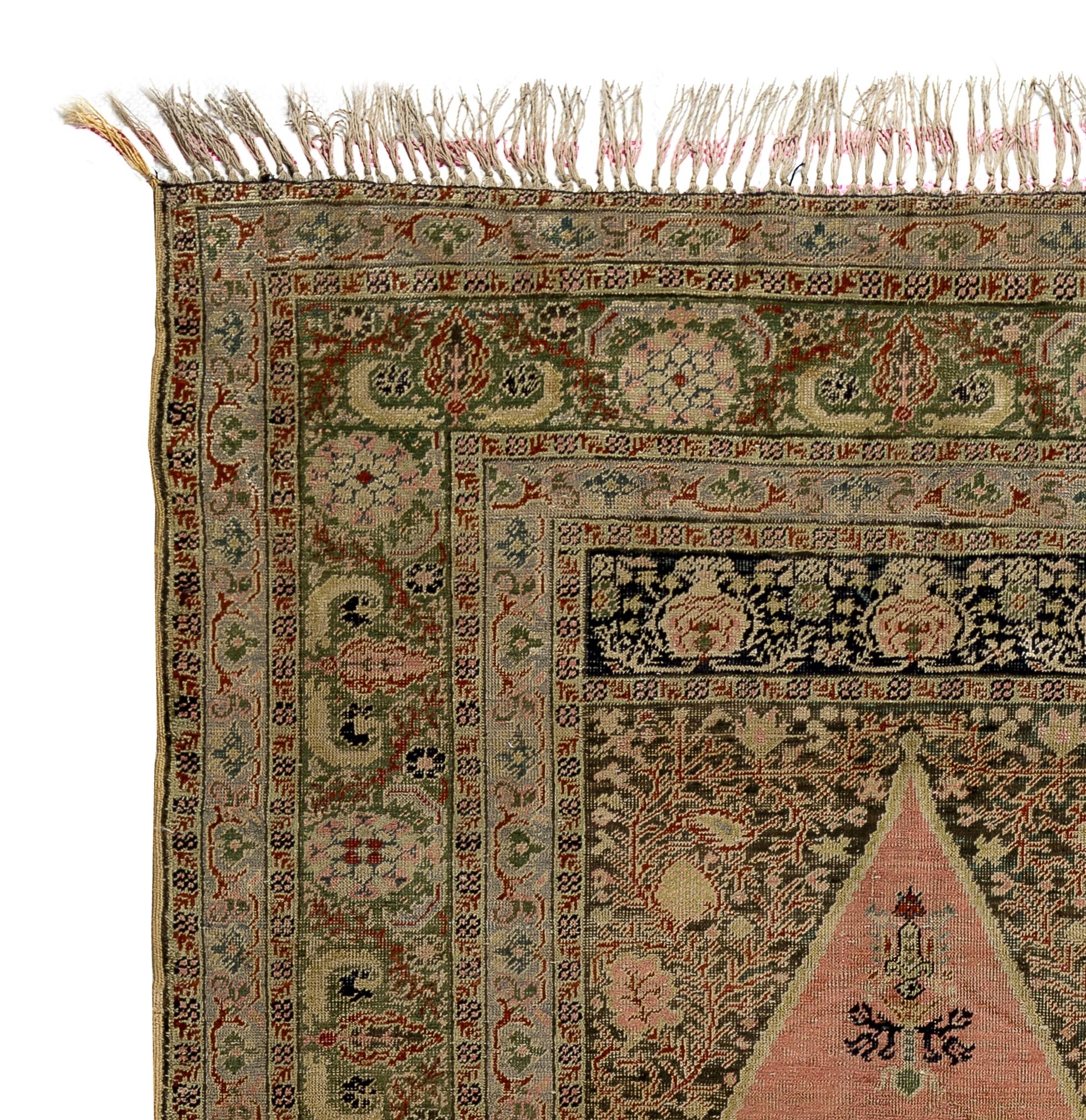 kayseri silk prayer rug 4 for sale on 1stdibs