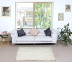 3.7x5.8 Ft Flat-weave Rug made of goat's wool, New production Bed Cover, Blanket