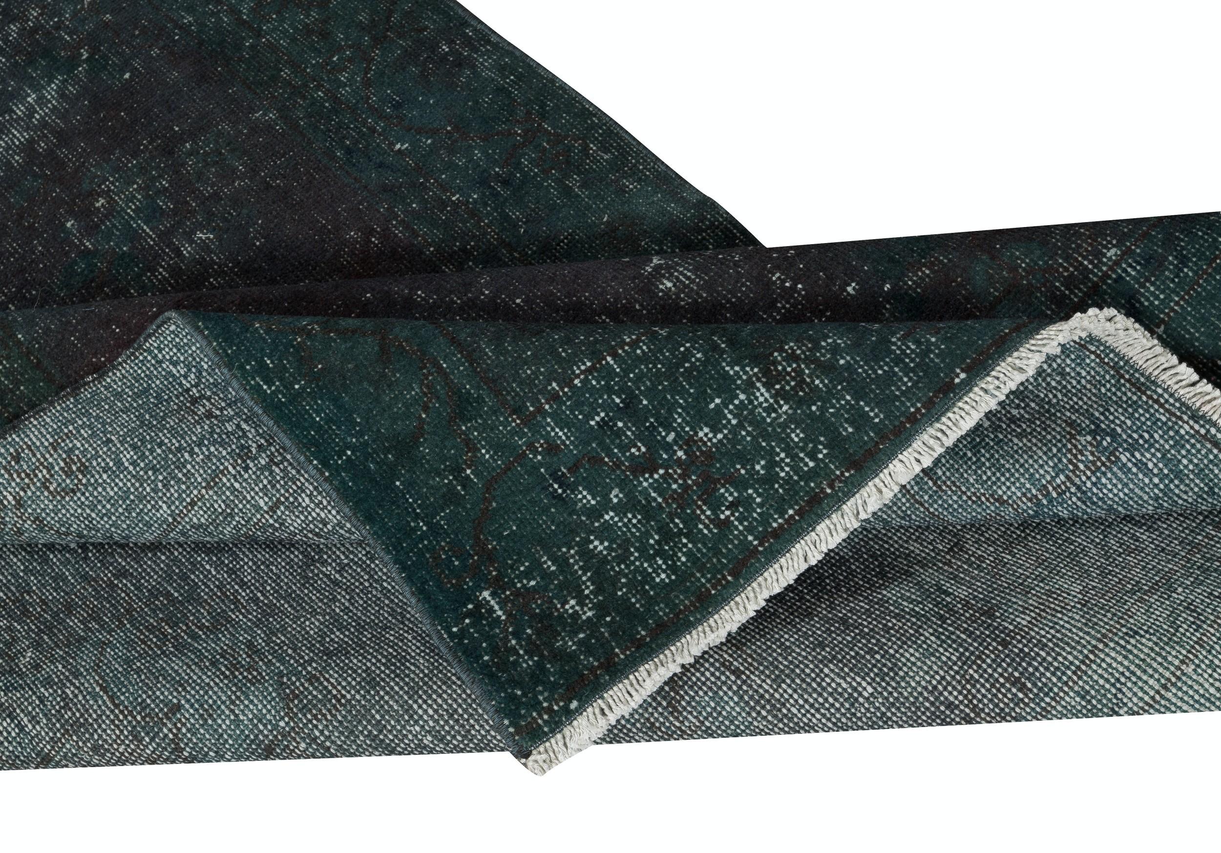 Moderno Tappeto contemporaneo in lana 3.7x7 Ft in Greene & Greene. Annodato a mano in Turchia in vendita