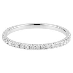 .38 Carat Diamond White Gold Eternity Wedding Band Ring