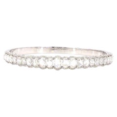 Bracciale in oro con diamante da 3,8 carati a taglio rosa