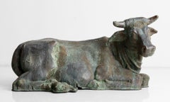 Bronze Cow, France Circa 1920
