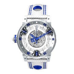 BRM Golf Stainless-Steel Anti-Shock Skeleton Automatic Watch for Women