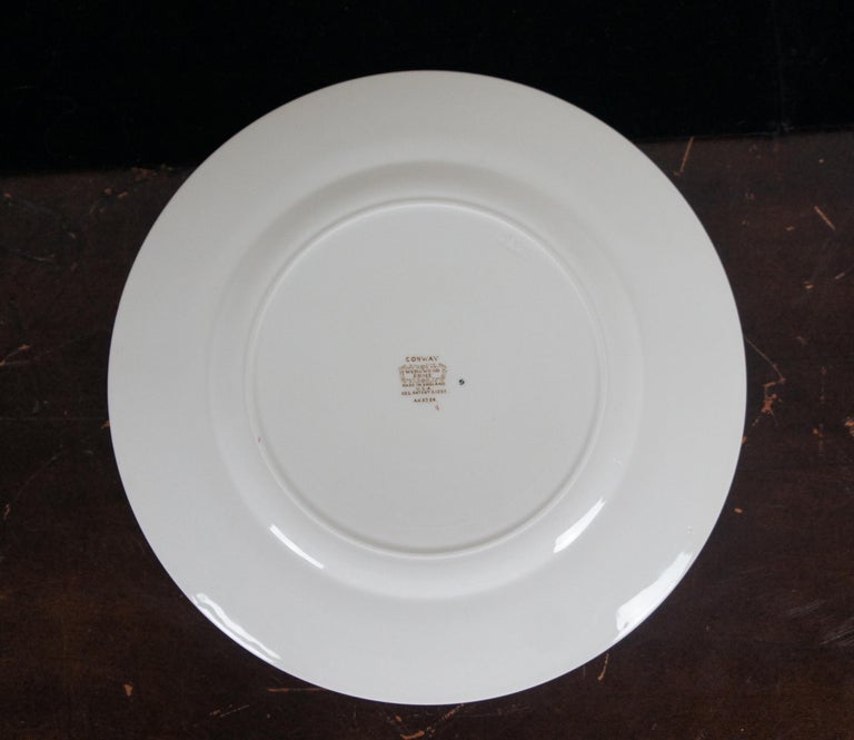38 Pc Antique Wedgwood Conway Edme China Dinner Service Set Floral