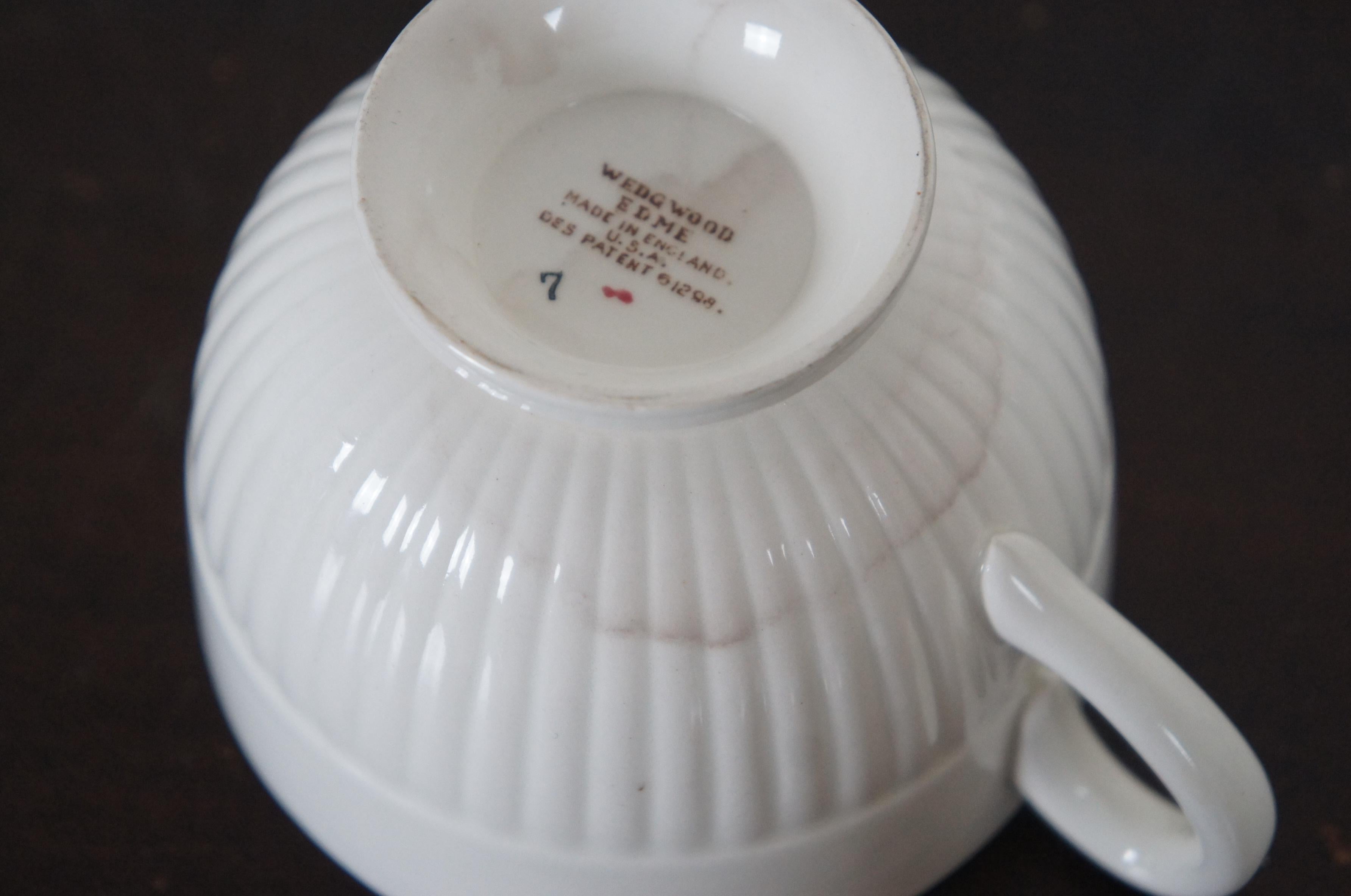 Juego de 38 Vajillas Antiguas Wedgwood Conway Edme China Floral AK8384 3
