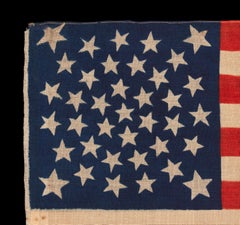 38 Star American Flag, Colorado Statehood, Made by Horstmann Brothers ca 1876