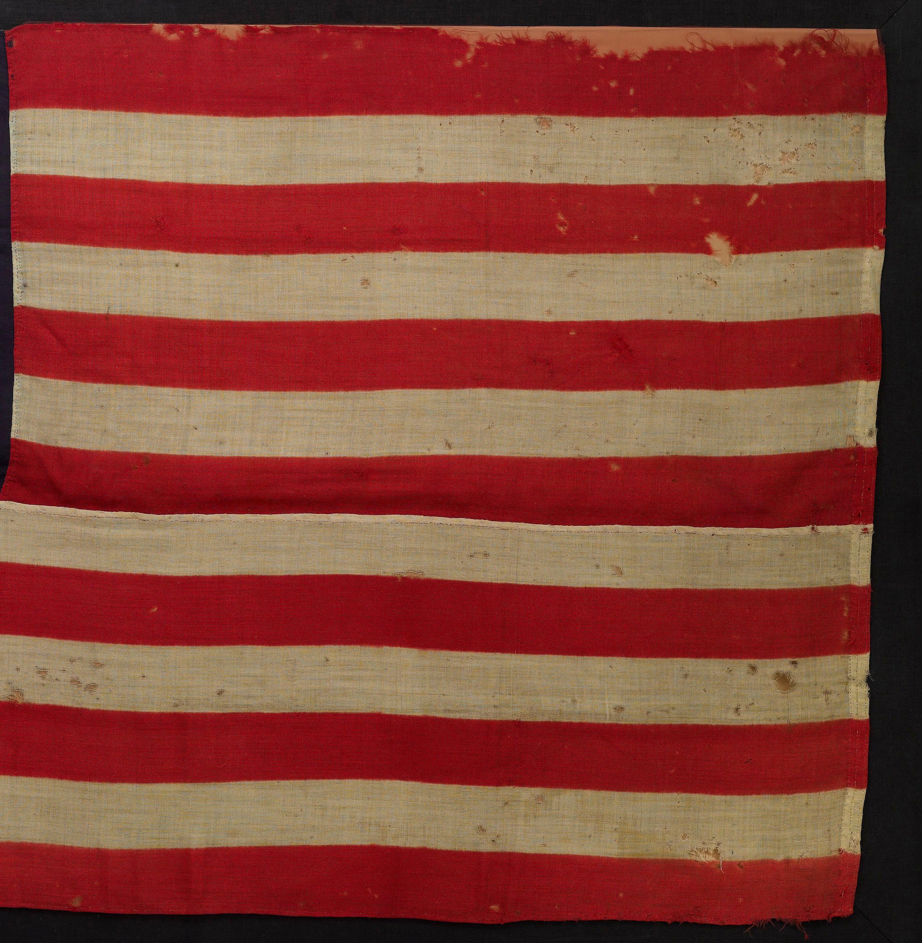 Late 19th Century 38-Star American Flag, Commemorating Colorado Statehood, 1876-1889