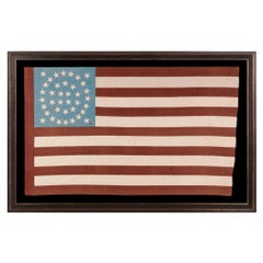 38 Star American Flag w/ Extraordinary Features, Colorado Statehood, 1876-1889