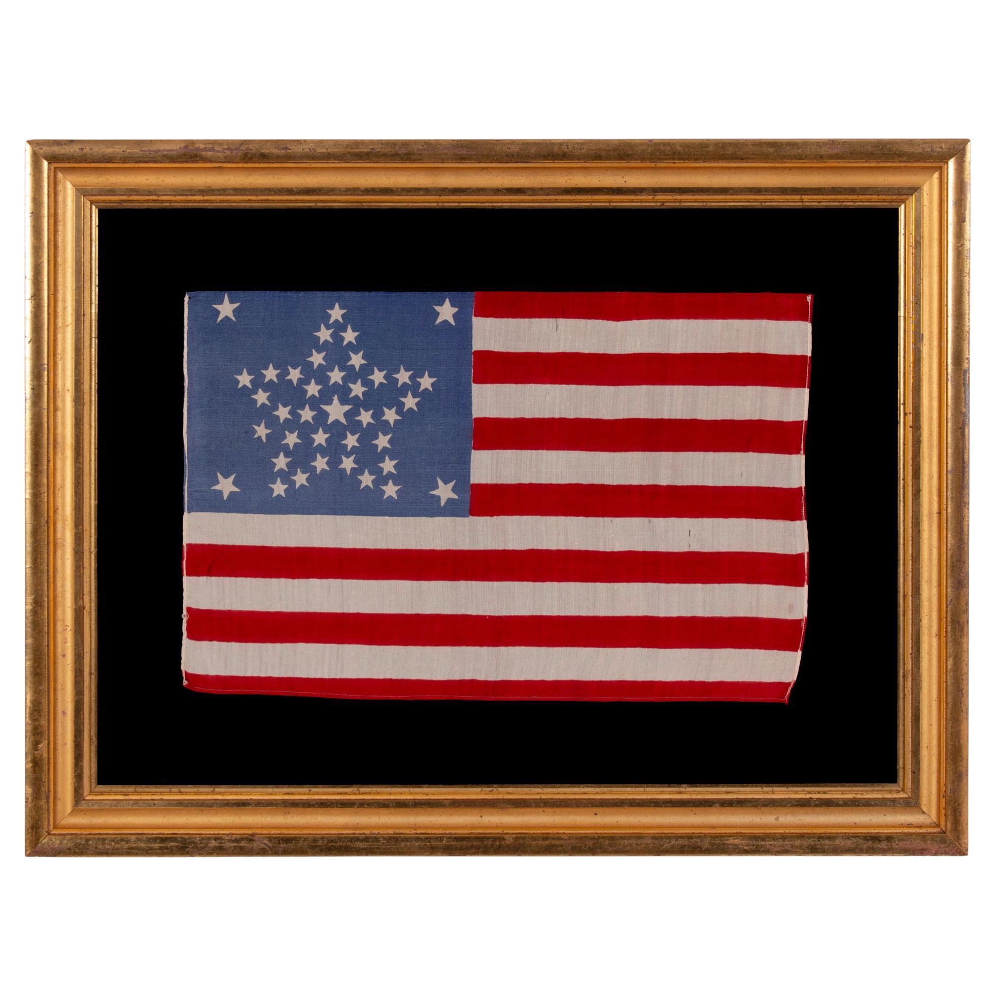 38 Star American Parade Flags with Stars in a Great Star Pattern