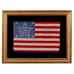 38 Star American Parade Flags with Stars in a Great Star Pattern
