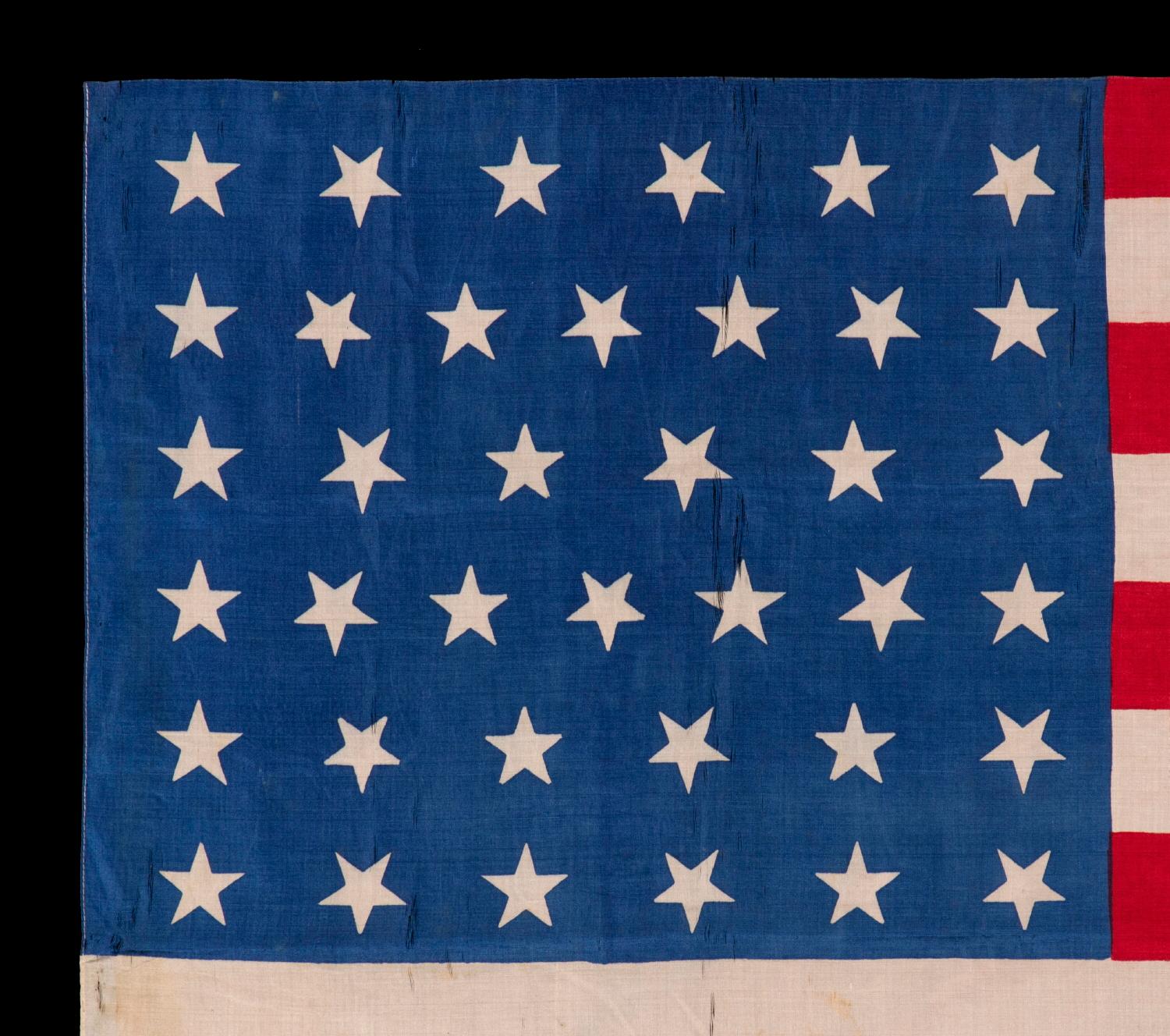 38 Star Antique American Parade Flag with 