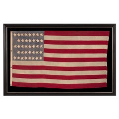 38 Stelle in un motivo dentellato Bandiera americana antica, Stato del Colorado 1876-89