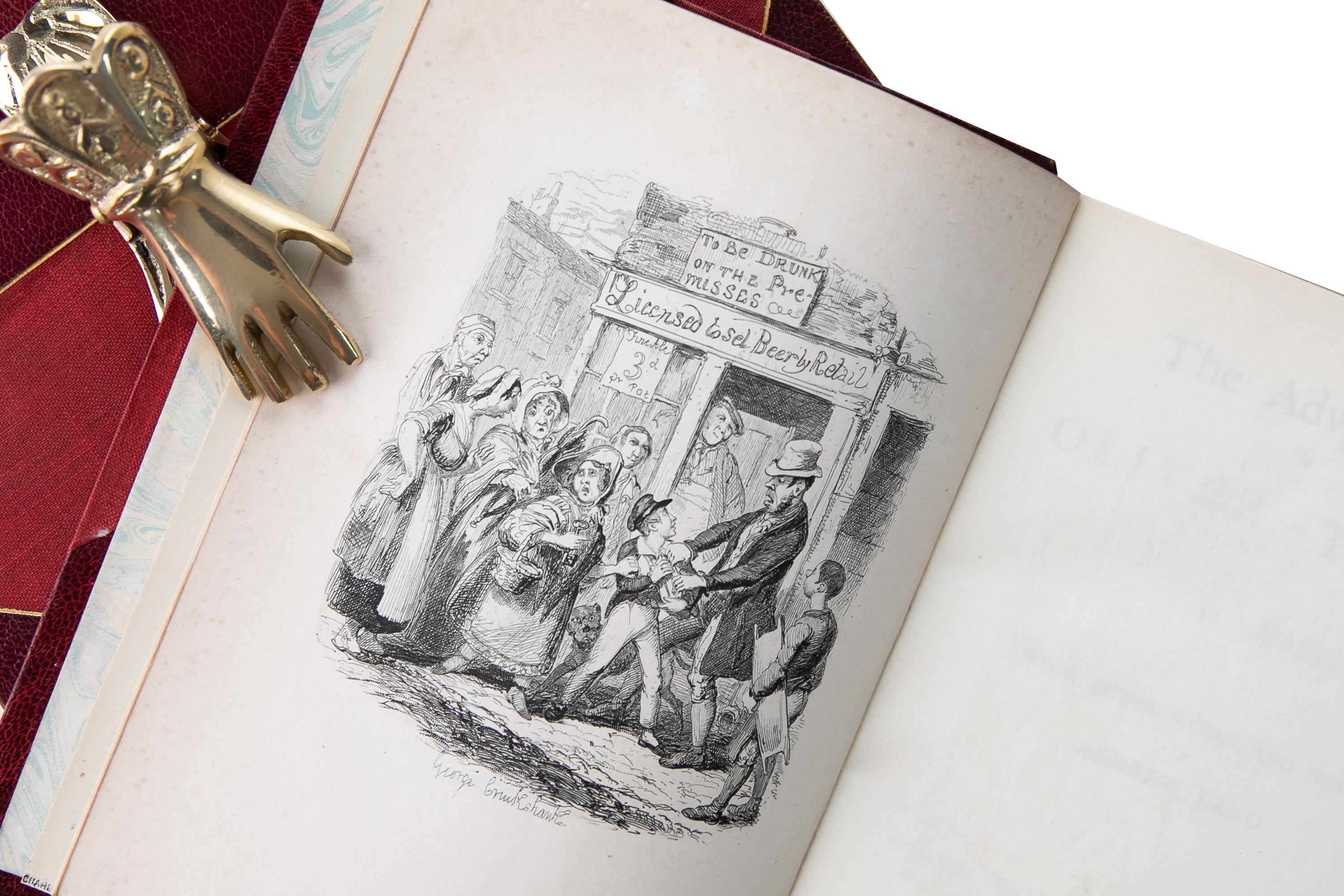 38 Bände. Charles Dickens, Die Werke. im Zustand „Gut“ im Angebot in New York, NY