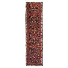 Alfombra antigua de Seychour de 3'8'' x 11'6'', Siglo XIX