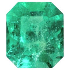 3,80 Quilates 10x9 Verde Brillante Esmeralda Colombiana Suelta - Talla Esmeralda Mayo