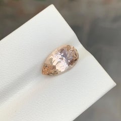 3.80 Carat Natural Loose Golden Topaz Pear Shape Gemstone