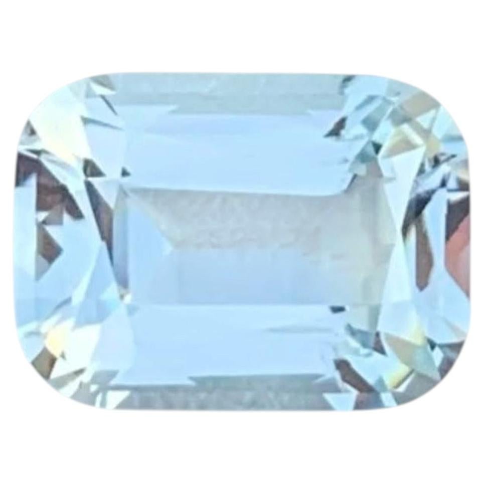 3,80 Karat natürlicher, loser Aquamarin in sehr hellblauer Farbe für Ringe und Schmuck