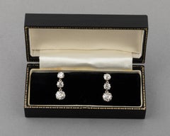 4.80 Carat Diamonds Antique Diamonds Earrings