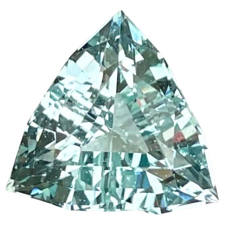 3,80 Quilates Aguamarina Azul Claro Piedra Trilliant Cut Piedra preciosa paquistaní