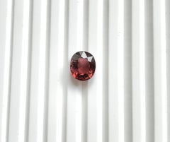 3.80 Carats Peach Pink Tourmaline Faceted Oval Cut stone Top Quality Natural Gem