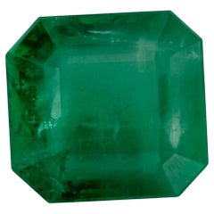 3.80 qt Esmeralda talla octágono Gema suelta
