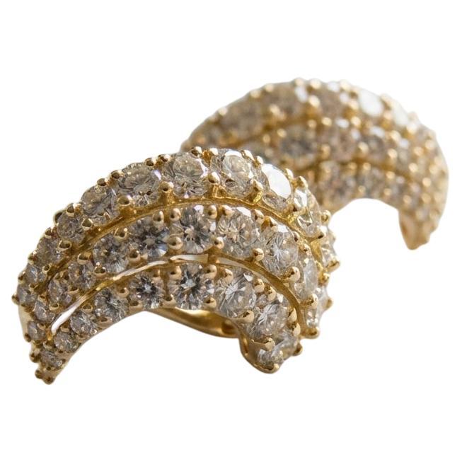 3.80 Ct. Tiffany 
Co. Diamond Earrings in 18K in vendita