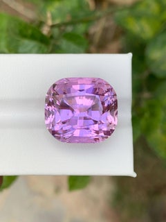 38.00 Carat Natural Loose Pink Kunzite Stone Cushion Cut Afghan Gemstone