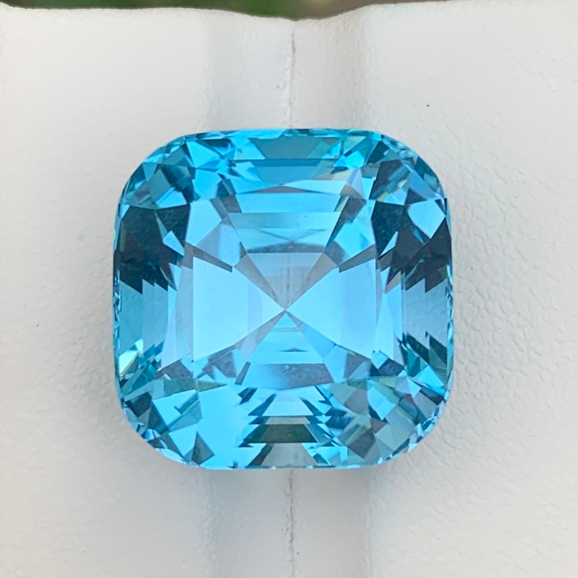 Cushion Cut 38.00 Carats Gigantic Size Loose Topaz Natural Gemstone For Sale