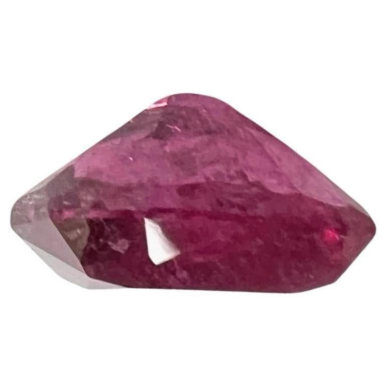 Women's or Men's NO RESERVE 3.80ct PINK Oval Rubellite Gemstone For Sale
