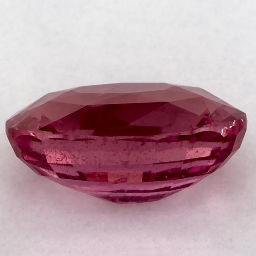 3.81 Karat Rosa Saphir Oval Loser Edelstein im Zustand „Neu“ im Angebot in Fort Lee, NJ