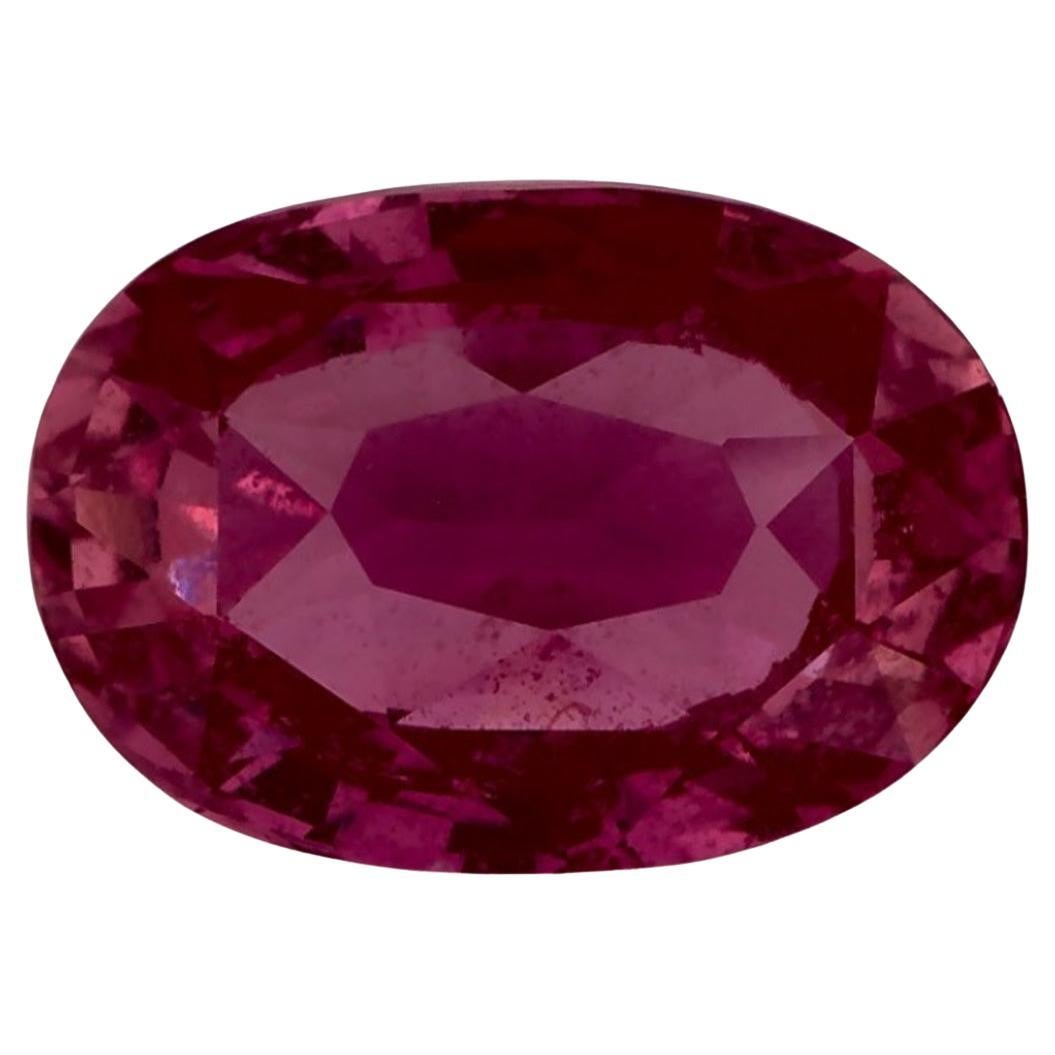 3.81 Ct Pink Sapphire Oval Loose Gemstone