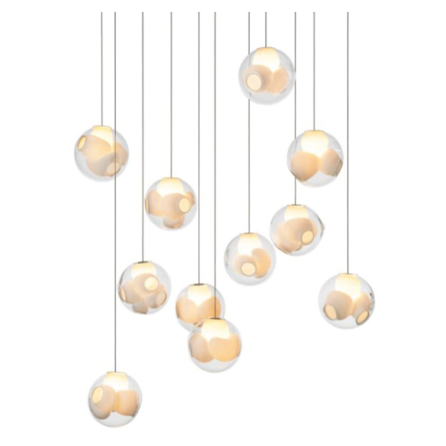 38.11 Pendant by Bocci
Dimensions: D100 x W37 x H300 cm
Materials: white powder coated rectangular canopy
Weight: 37 kg
Also available in different dimensions and models.

All our lamps can be wired according to each country. If sold to the