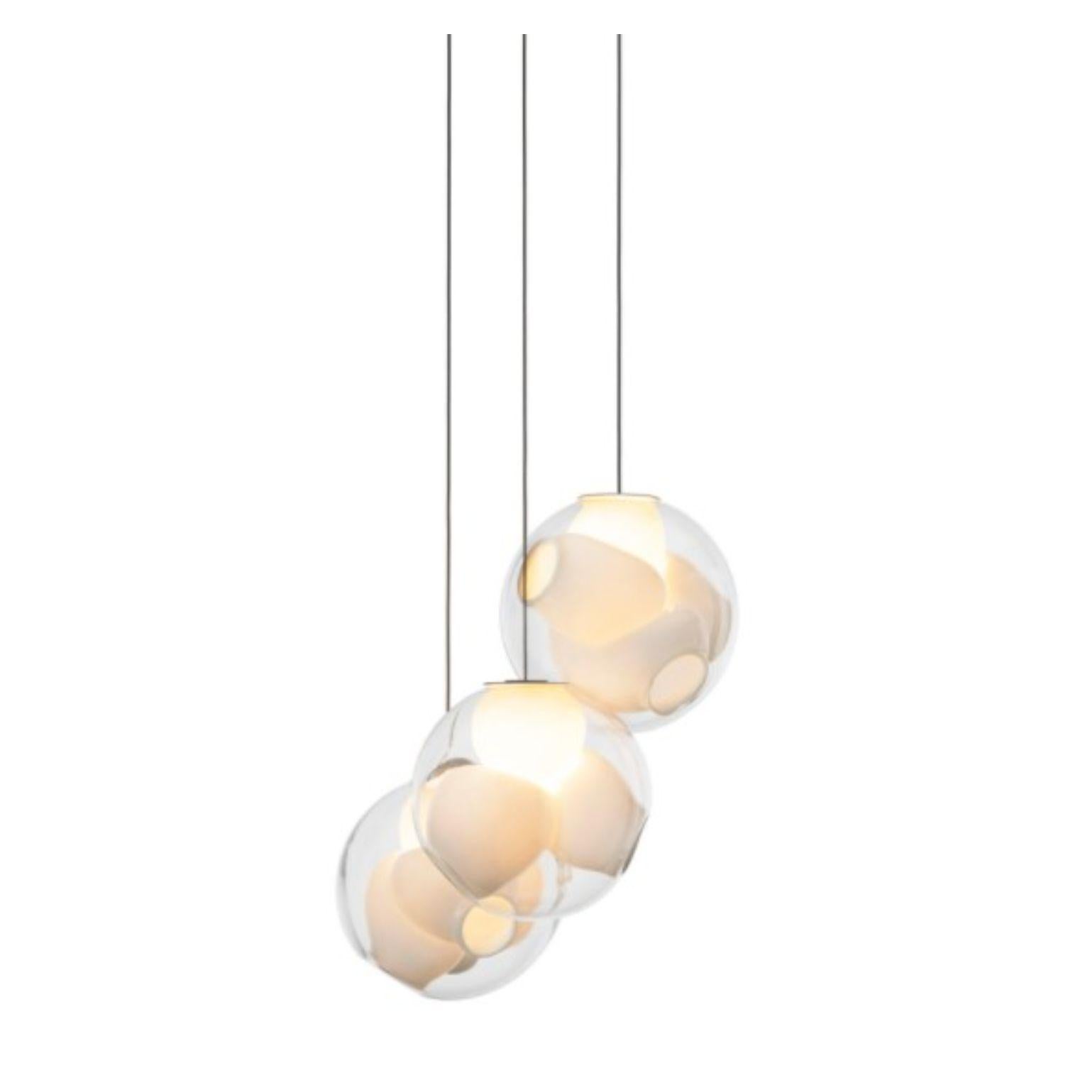 38.3 Pendant by Bocci
Dimensions: D20.3 x H300 cm
Materials: brushed nickel round canopy
Weight: 8.2 kg
Also available in different dimensions and models.

All our lamps can be wired according to each country. If sold to the USA it will be