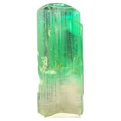 Antique 38.30 Carats Gorgeous Bi Color Tourmaline Crystal From Afghanistan 