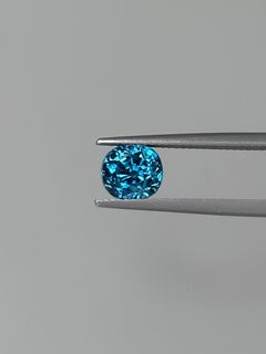 3.84 Carat Natural Ocean Blue Zircon