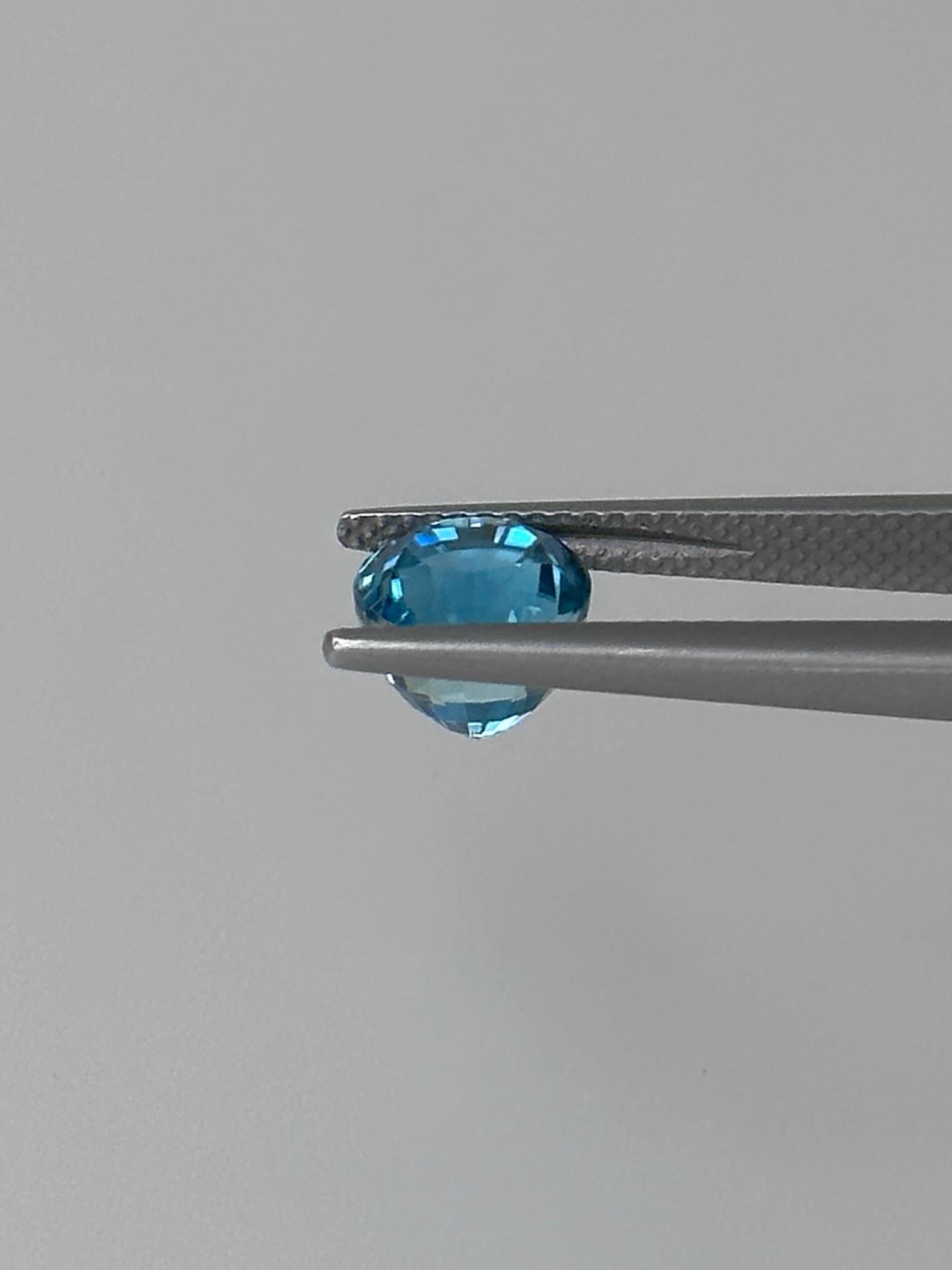 blue zircon stone