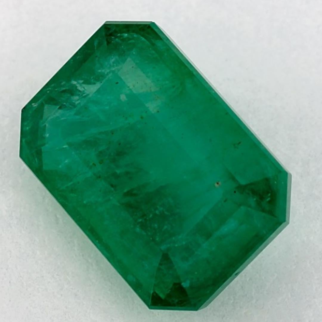 3.84 qt Esmeralda talla octágono Gema suelta en Nuevo estado para la venta en Fort Lee, NJ