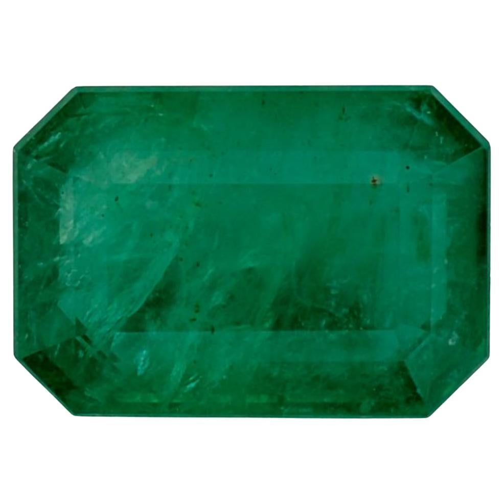 3.84 Ct Smaragd Oktagon-Schliff Loser Edelstein