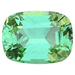 3.85 Carat Splendid Natural Loose Rutile Peridot Cushion Shape Gem For Ring