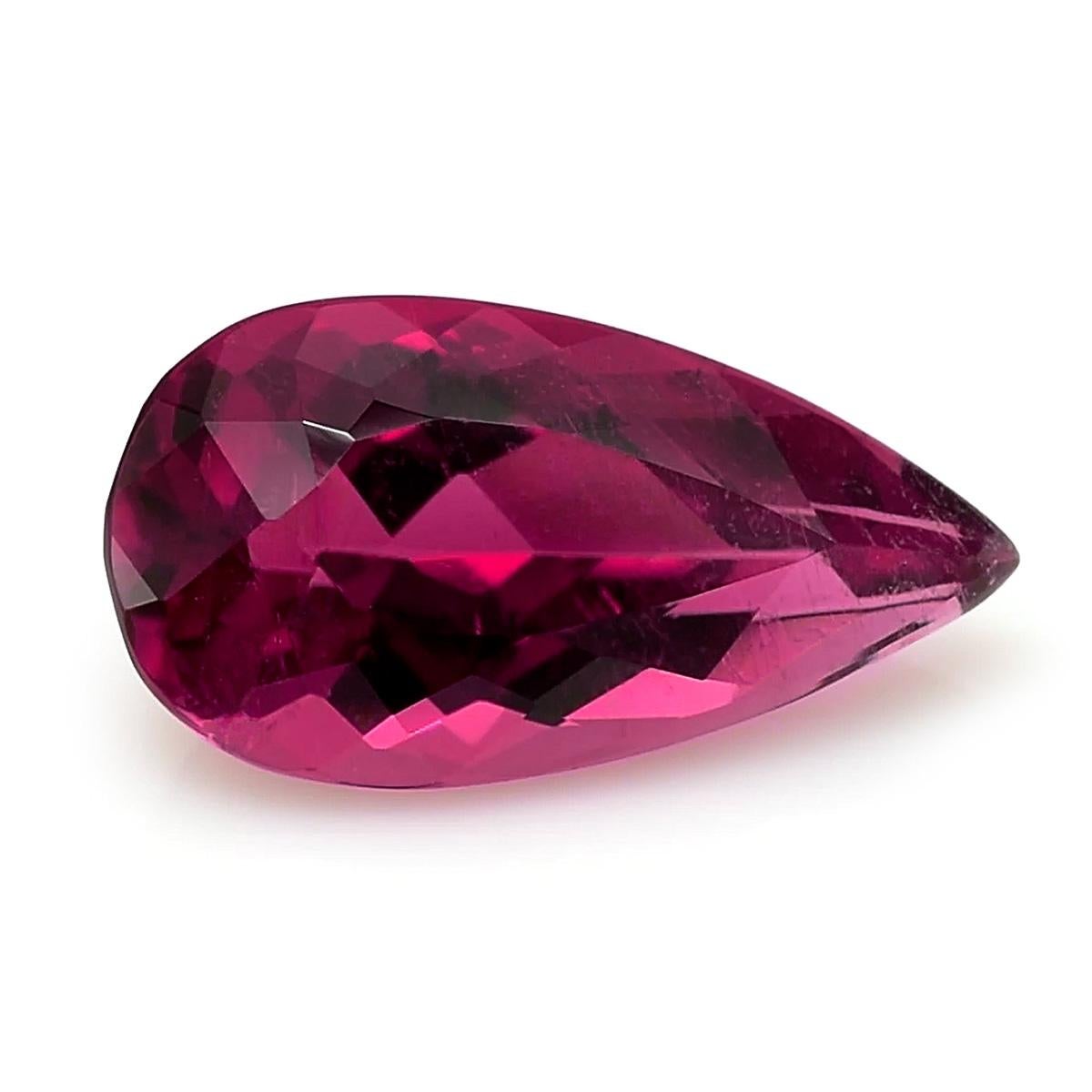 3.85 Carats Rubellite  In New Condition For Sale In Los Angeles, CA