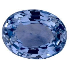 3.85 Cts Blue Sapphire Oval Loose Gemstone
